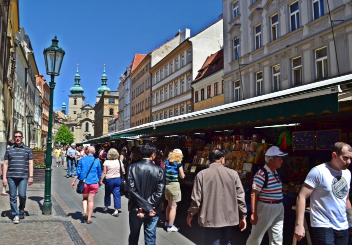 Street market in Old Town